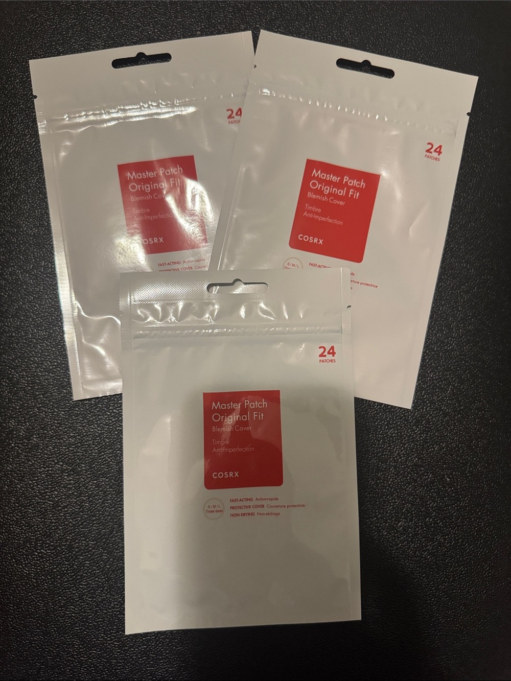 COSRX Acne & Blemish Cover Master Patch: Lot of 3 Packs (24 Patches each pack)